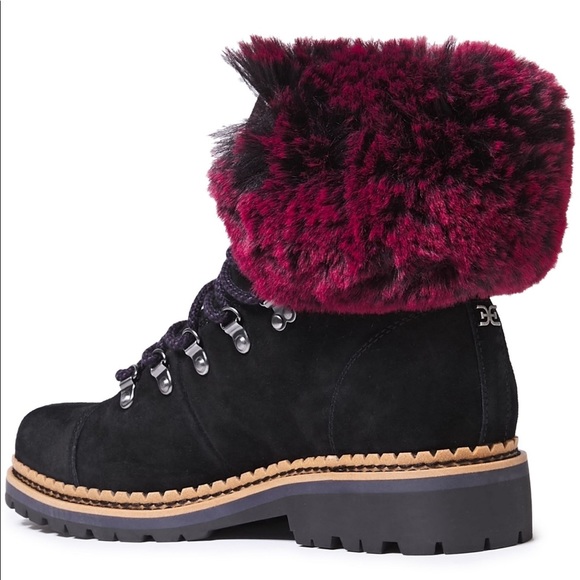 Sam Edelman Faux Fur Trim Boots - Picture 2 of 4
